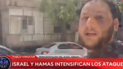 altText(Israel: Periodista tuvo que abandonar un móvil para refugiarse en un búnker anti bombas)}