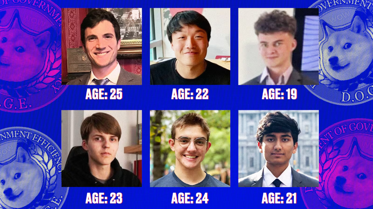 Los jóvenes genios que ayudan a Elon Musk a reformar el gobeirno de USA. Los jóvenes genios que ayudan a Elon Musk a reformar el gobeirno de USA.