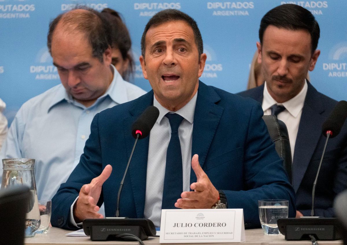 Julio Cordero, secretario de Trabajo. Julio Cordero, secretario de Trabajo.