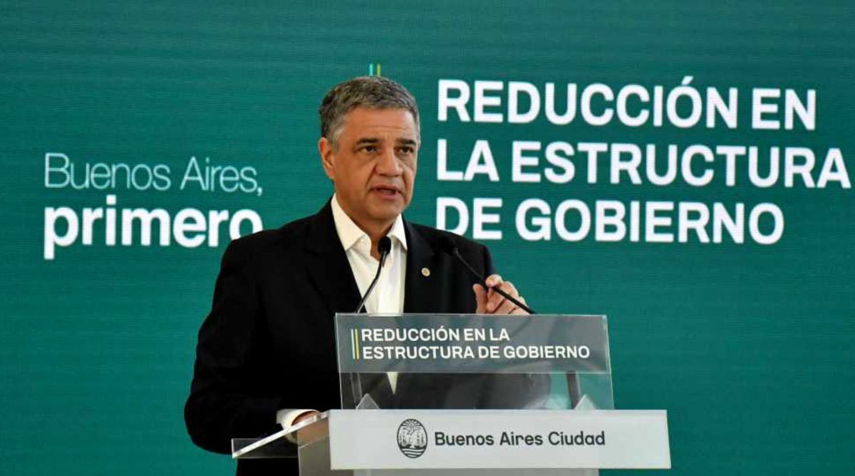 Jorge Macri, jefe de Gobierno porteño.&nbsp;