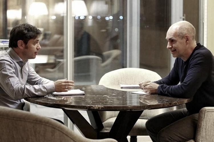 Axel Kicillof y Rodriguez Larreta.