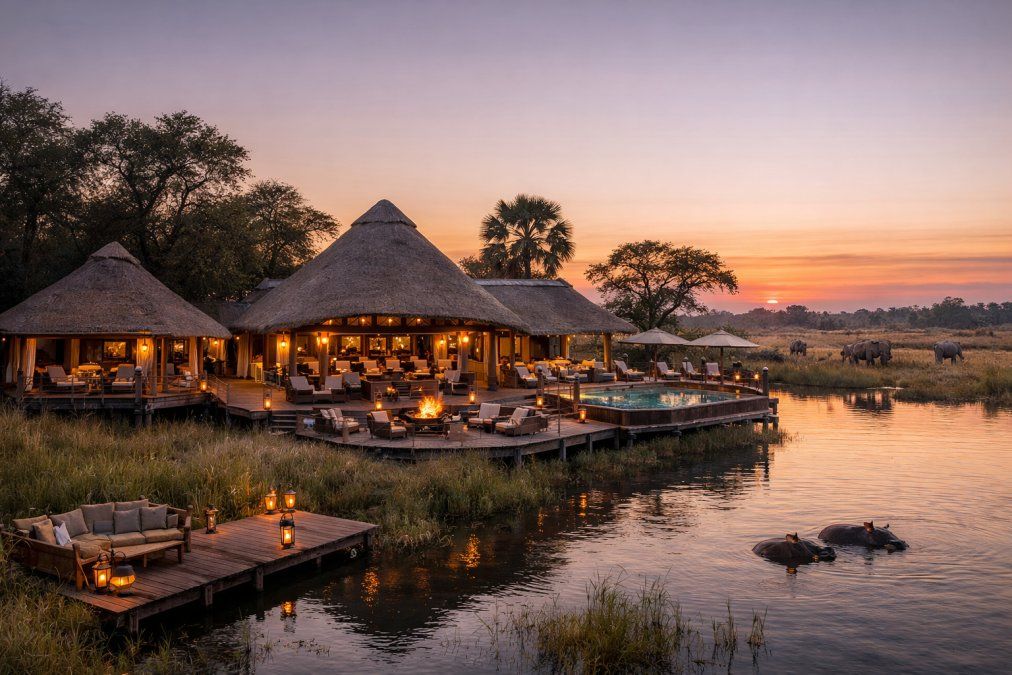 El nuevo lujo mira hacia África, donde los lodges de safari combinan naturaleza extrema, aislamiento y experiencias irrepetibles.
