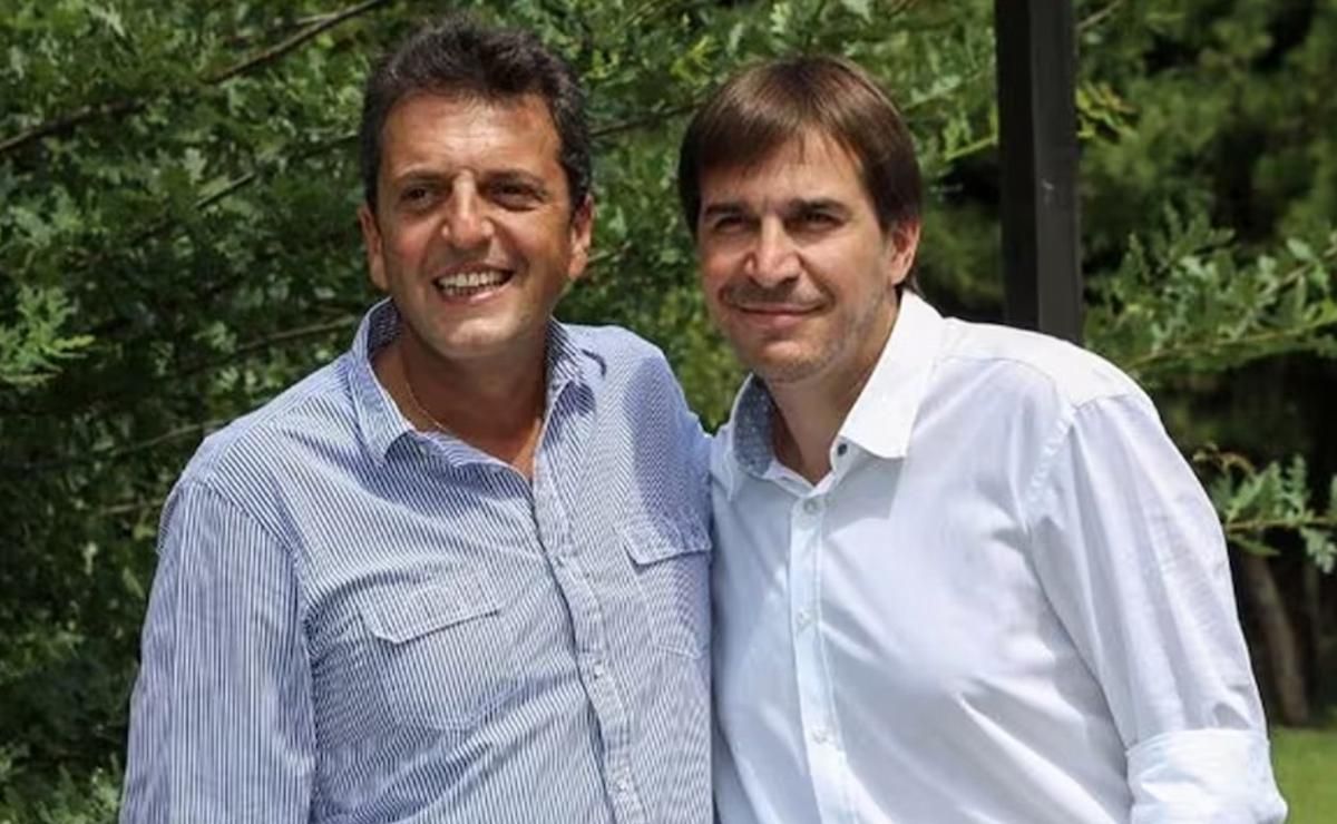 Sergio Massa y Javier Faroni. Sergio Massa y Javier Faroni.