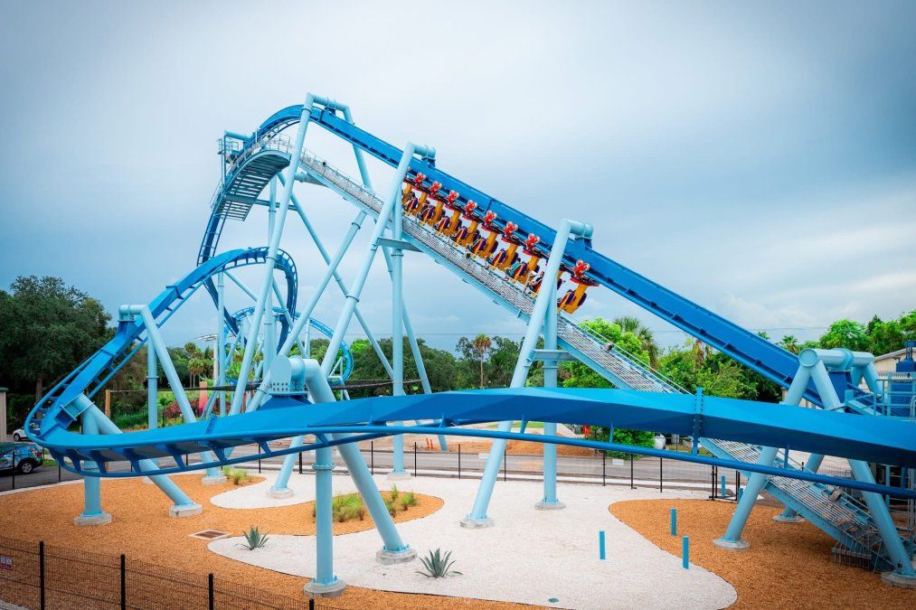 Busch Gardens, SeaWorld y otros parques de Florida ofrecen algunas de las montañas rusas más espectaculares de Estados Unidos.