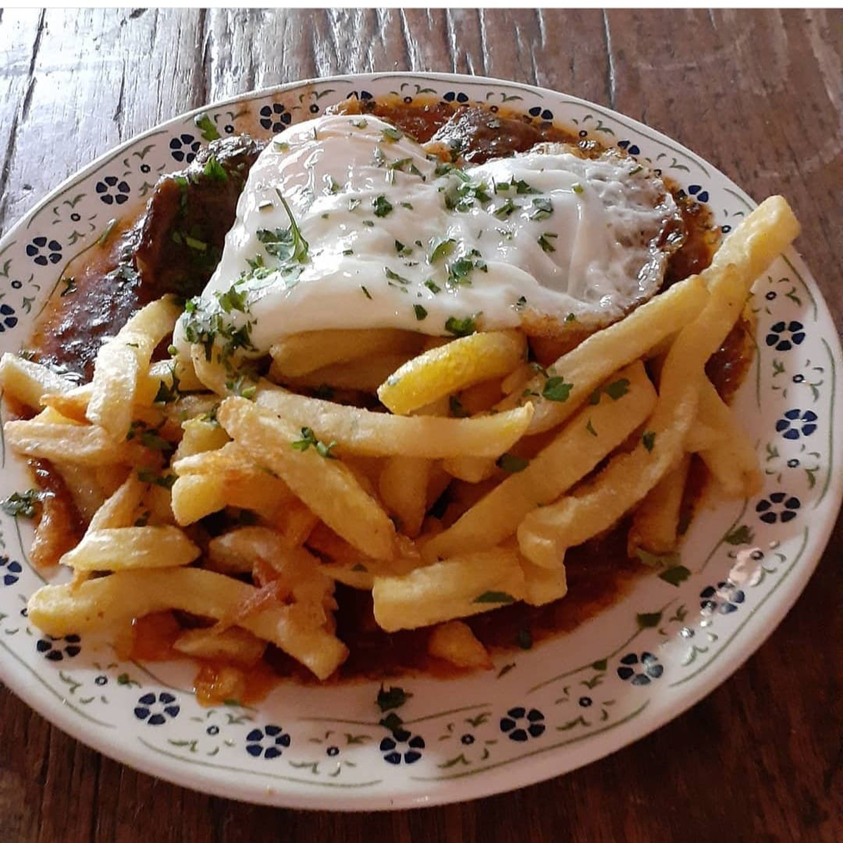 El plato típico de La Porteña. (Facebook La Porteña). El plato típico de La Porteña. (Facebook La Porteña).