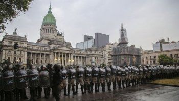 Diputados quieren saber cuánto cuestan los operativos de seguridad frente al Congreso