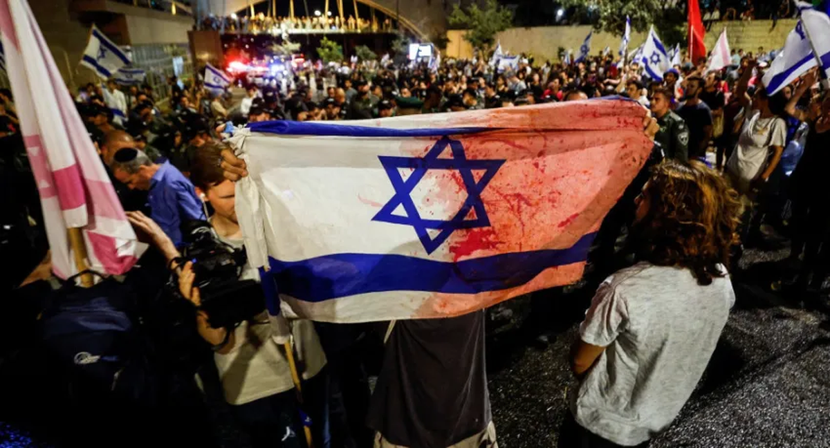 Recientemente se registraron incidentes en manifestaci&oacute;n contra Benjamin Netanyahu en Israel.