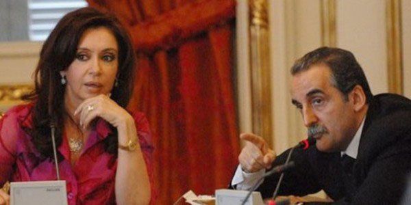 Guillermo Moreno y su líder Cristina Férnandez.