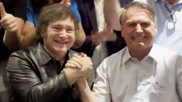 Javier Milei con jair Bolsonaro. Javier Milei con jair Bolsonaro.