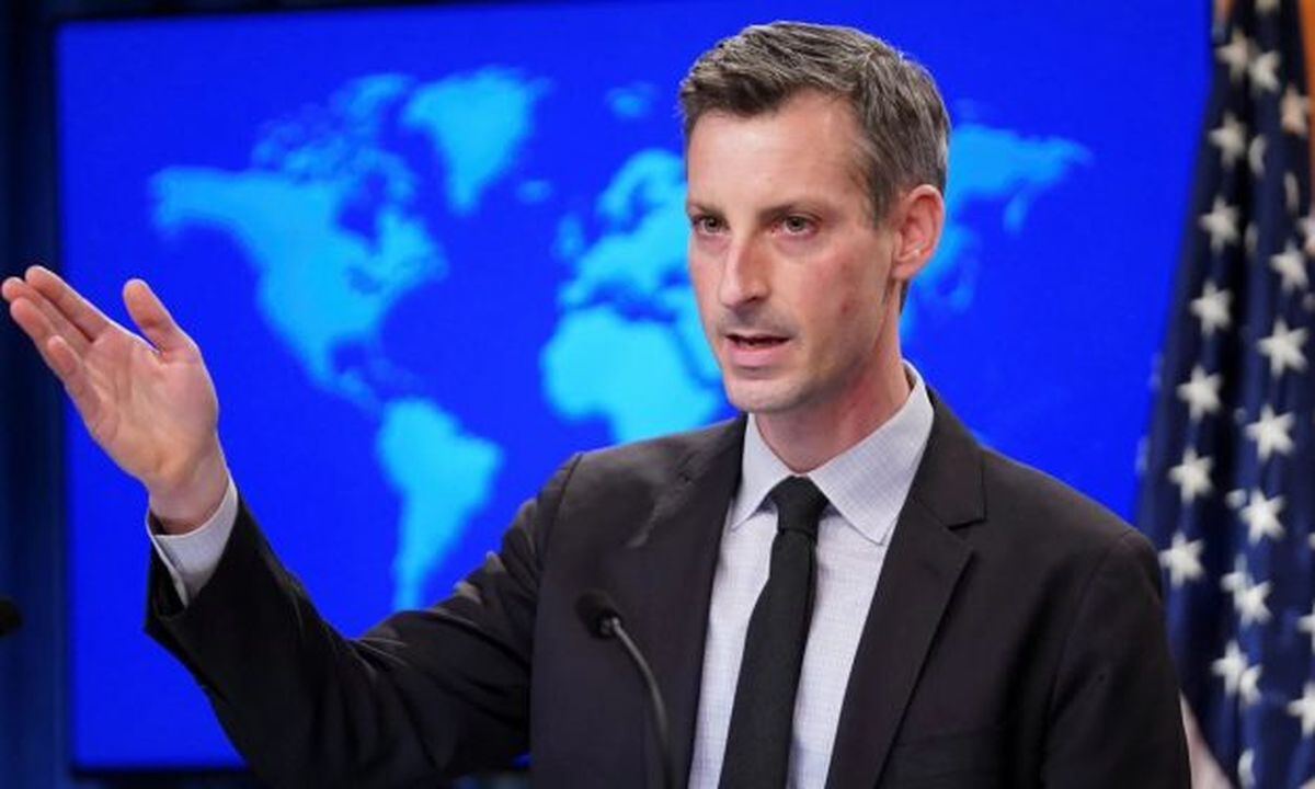 El portavoz del Departamento de Estado de EEUU, Ned Price.