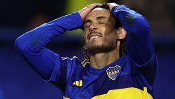 Edinson Cavani, delantero de Boca