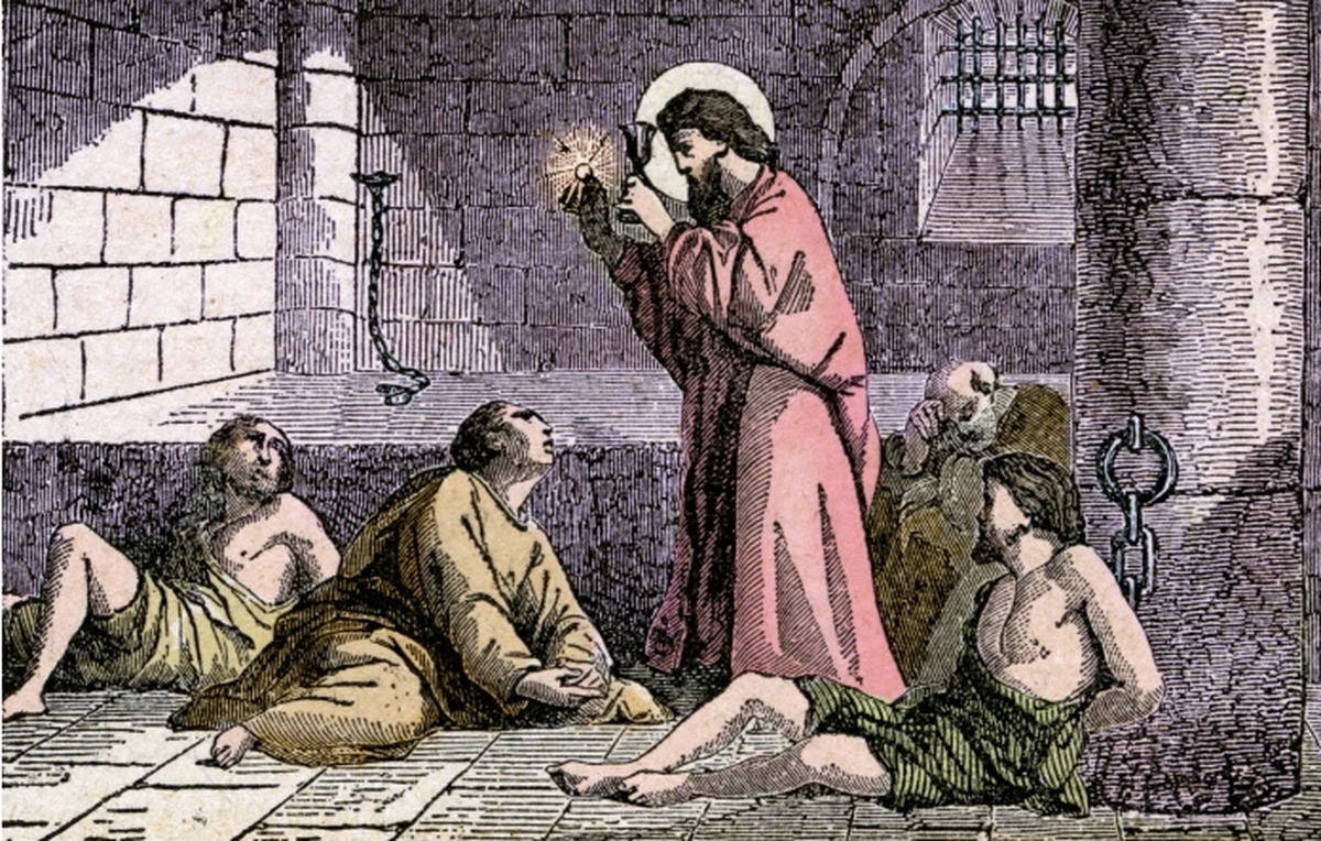 La leyenda cristiana cuenta que San Valentín se enamoró de la hija de su guardiacárcel, a quién le escribió una nota de despedida antes de su ejecución firmada La leyenda cristiana cuenta que San Valentín se enamoró de la hija de su guardiacárcel, a quién le escribió una nota de despedida antes de su ejecución firmada