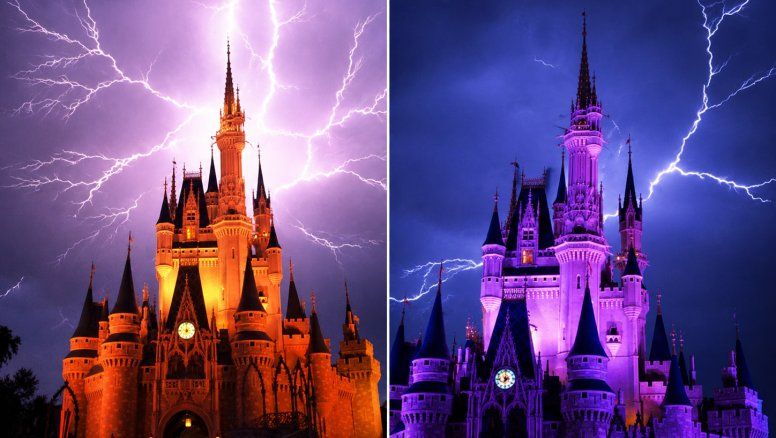 Disney World bajo una tormenta brutal: evacuaciones y caos en los parques