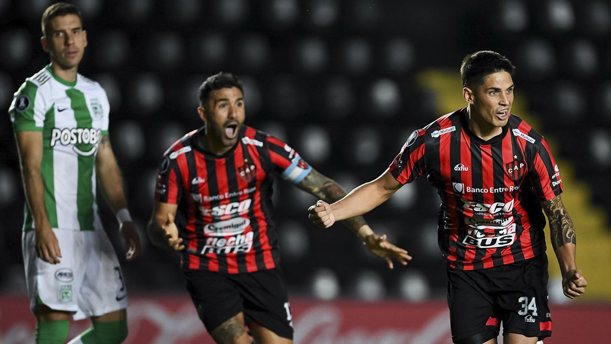 Racing debutó con la Libertadores con una victoria frente a Ñublense 0-2 con un golazo de Matías Rojas de 70 metros aunque Patronato tropezó en el debut. (Foto: Noticias Argentinas/CONMEBOL)