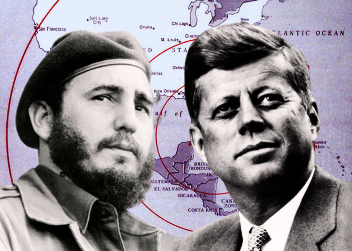 Fidel Castro, Cuba, y John Kennedy, USA Fidel Castro, Cuba, y John Kennedy, USA