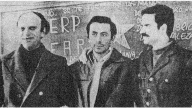 Marcos Osatinsky, Roberto Mario Santucho y Fernando Vaca Narvaja, antes de salir hacia Cuba, en aquel 1972.