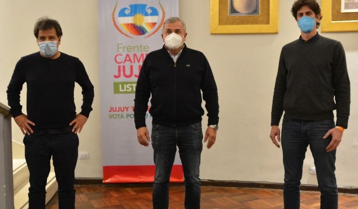 Gerardo Morales con Facundo Manes, el 'elegido' de la UCR.