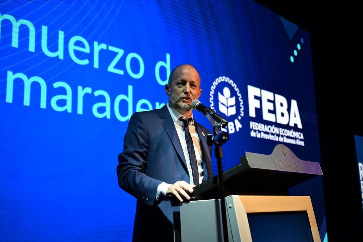 Martín Insaurralde habló en la asamblea anual de la Federación Económica de la Provincia de Buenos Aires