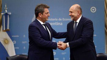 Omar Perotti junto a Sergio Massa Omar Perotti junto a Sergio Massa