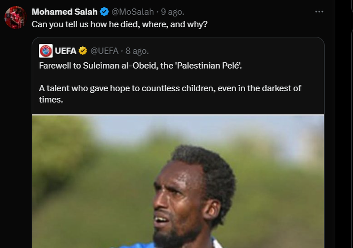 Salah, vía X Salah, vía X