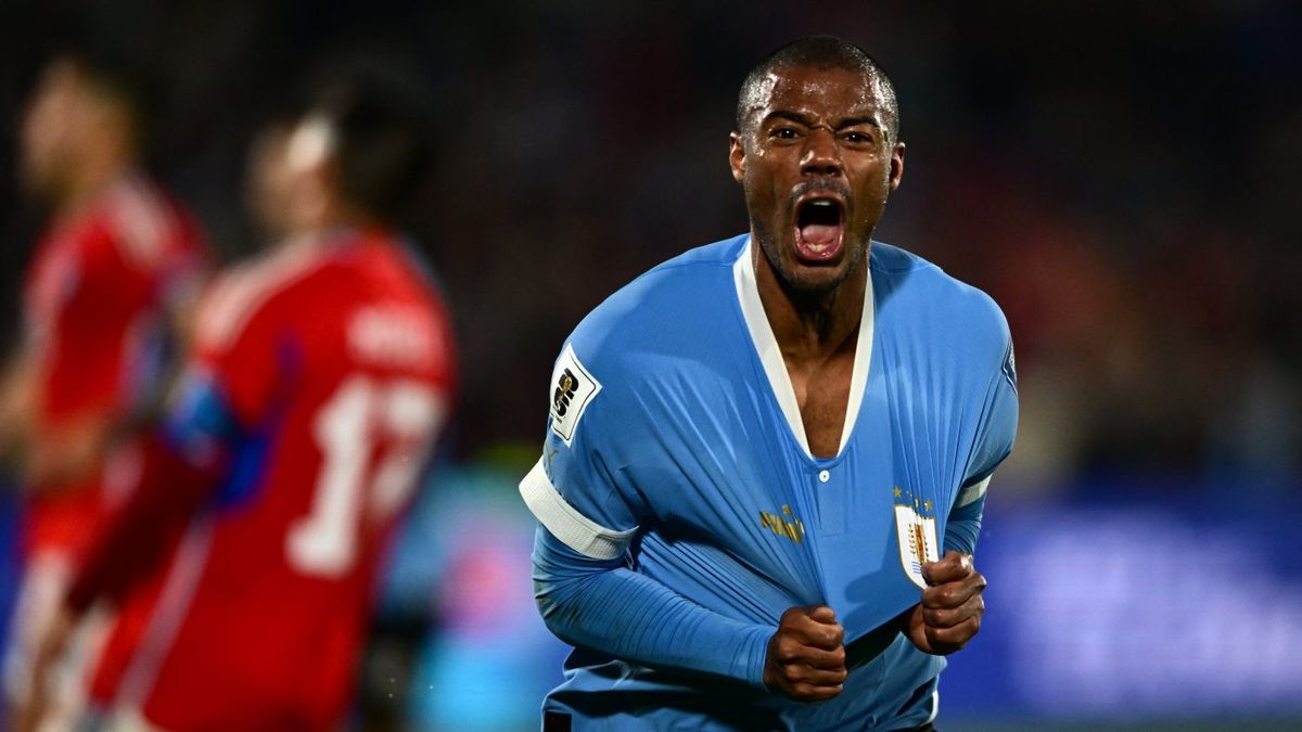 Uruguay se quedó con el triunfo frente a Chile. (Imagen: @CONMEBOL en X)
