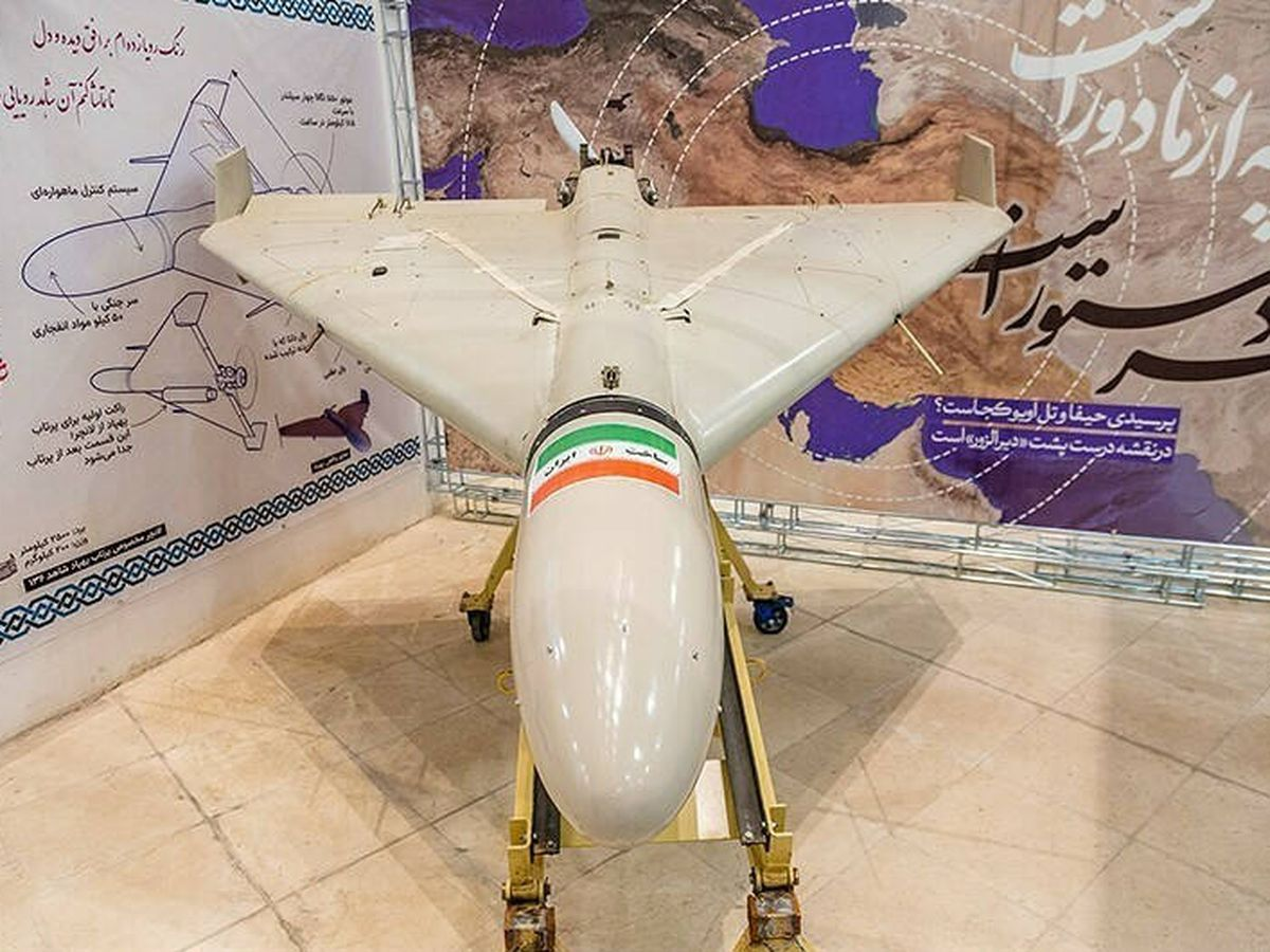 Los drones Shahed iranés utilizados por Rusia. Los drones Shahed iranés utilizados por Rusia.
