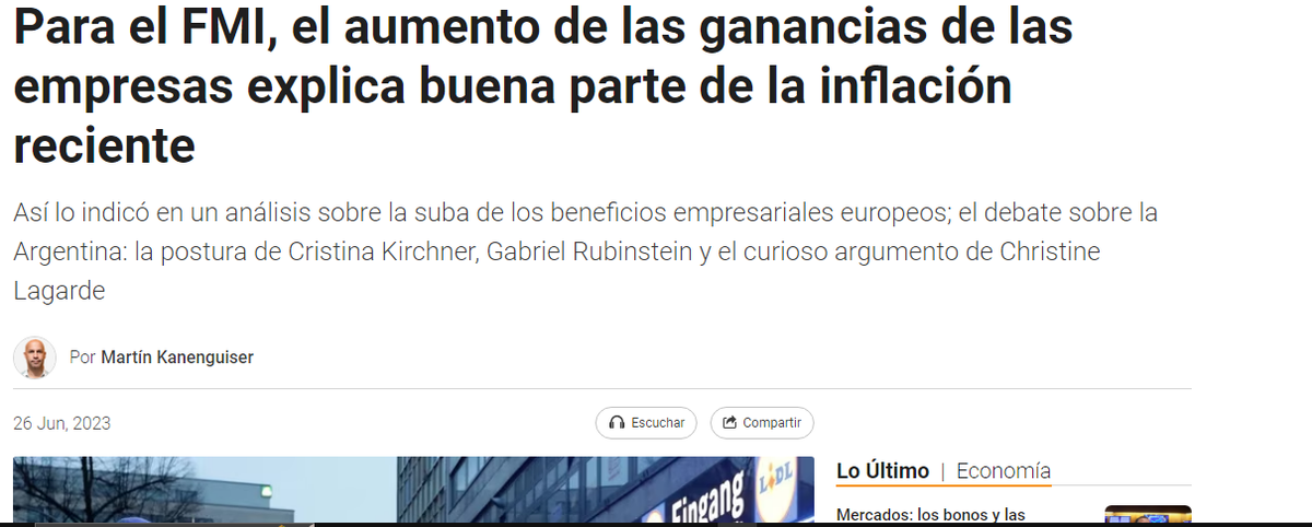 Acá la nota publicada por Infobae. Acá la nota publicada por Infobae.