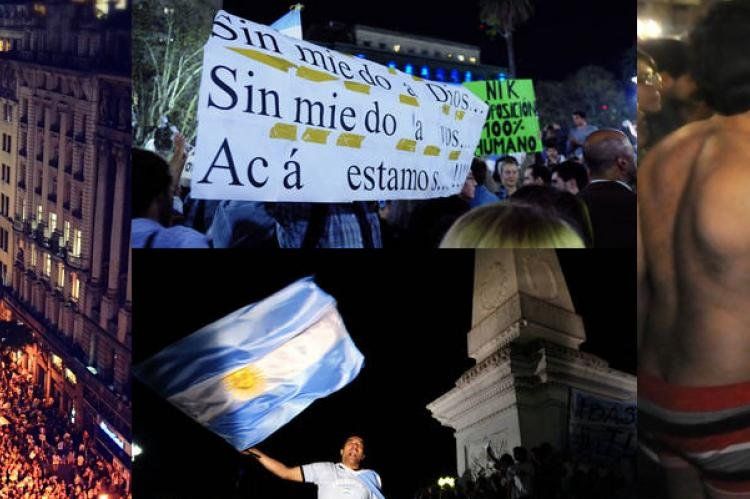 En la Plaza, todos protestaron.
