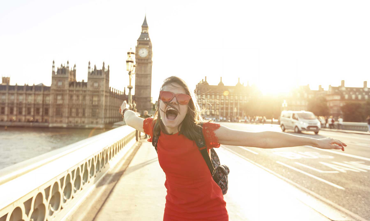 Londres en los ojos de un becado.