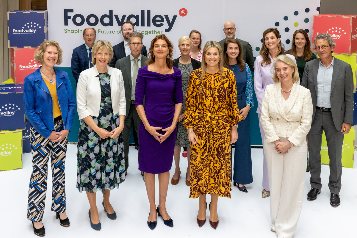 Máxima Zorreguieta en Food Valley Máxima Zorreguieta en Food Valley