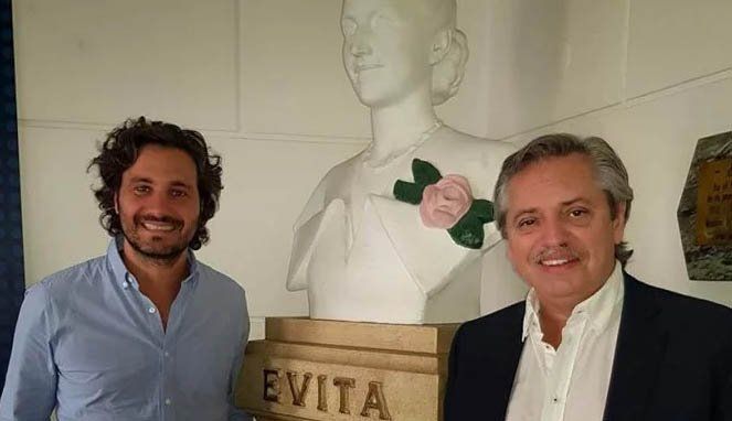 Cafiero con Alberto Fernández