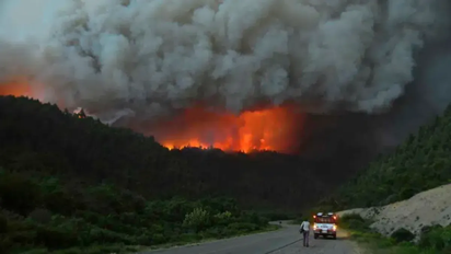 Continúan los incendios en zona Parque Nacional Nahuel Huapi y Manzanos