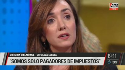 Javier Milei sonríe: Victoria Villarruel, jefa del PD en PBA