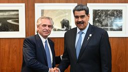 Nicolás Maduro y Alberto Fernández.