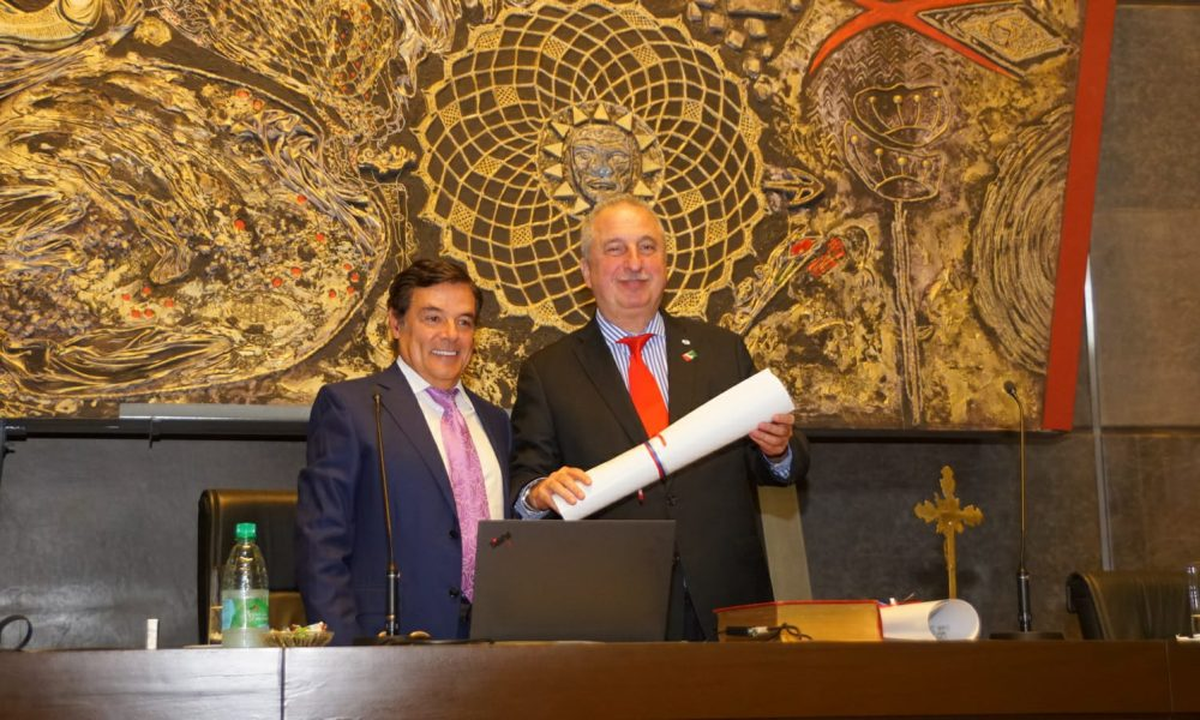 Hugo Passalacqua y Carlos Rovira, las figuras políticas de Misiones. Hugo Passalacqua y Carlos Rovira, las figuras políticas de Misiones.