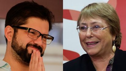 Ni bien llegó a Chile, Michelle Bachelet se reunió con Boric