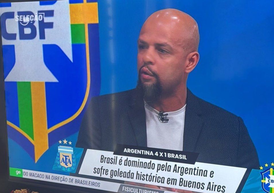 Felipe Melo, uno de los que apuntó contra los jugadores luego de la goleada de Argentina.