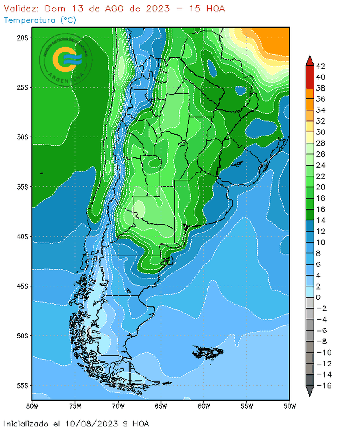 Clima hoy: Casi una radiografía patagónica Clima hoy: Casi una radiografía patagónica