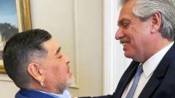 altText(Maradona se reunió con Alberto F.: 