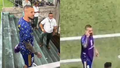 Darío Benedetto lanzó un picante gesto al Palmeiras