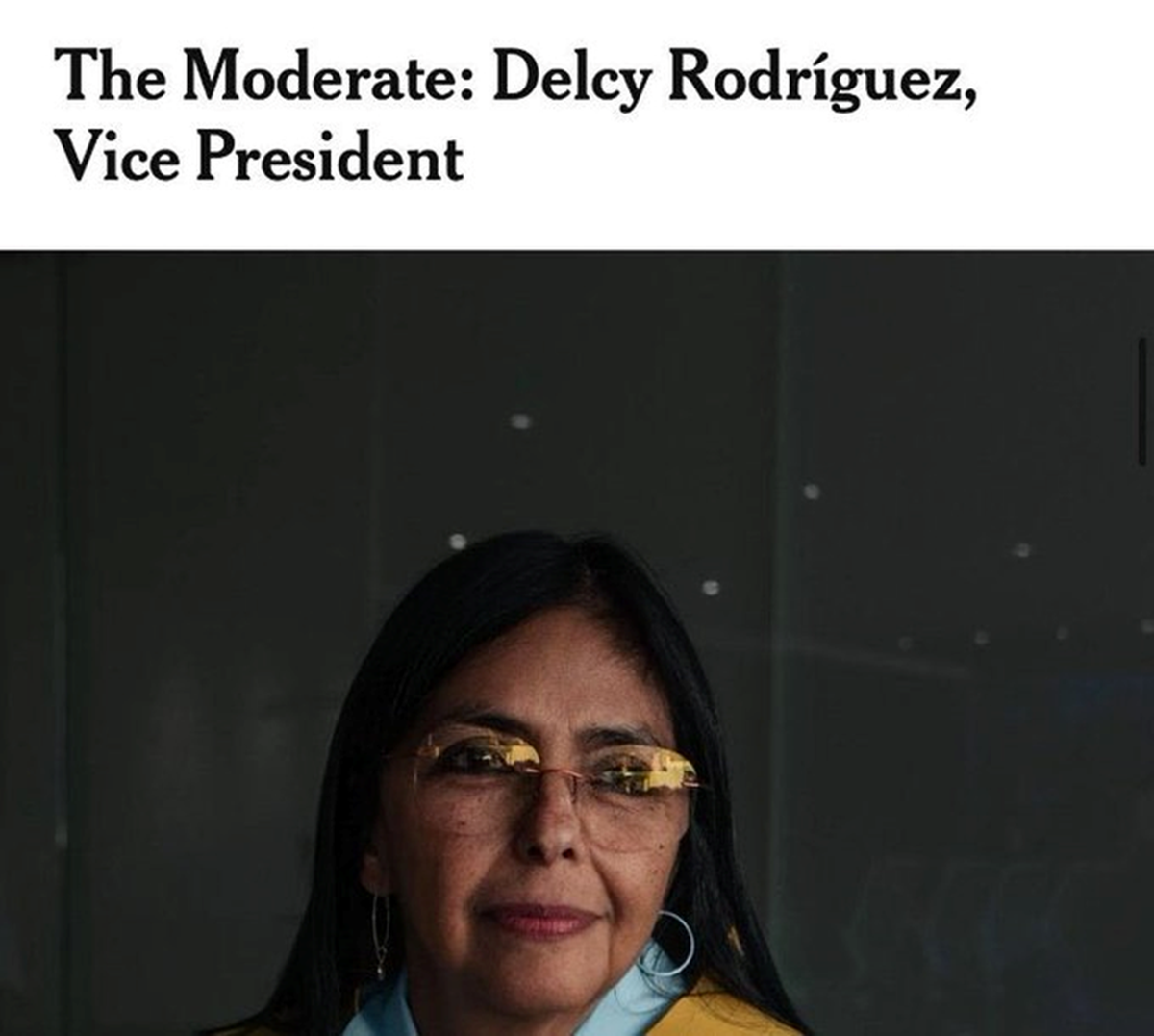 Delcy Rodrìguez&nbsp;