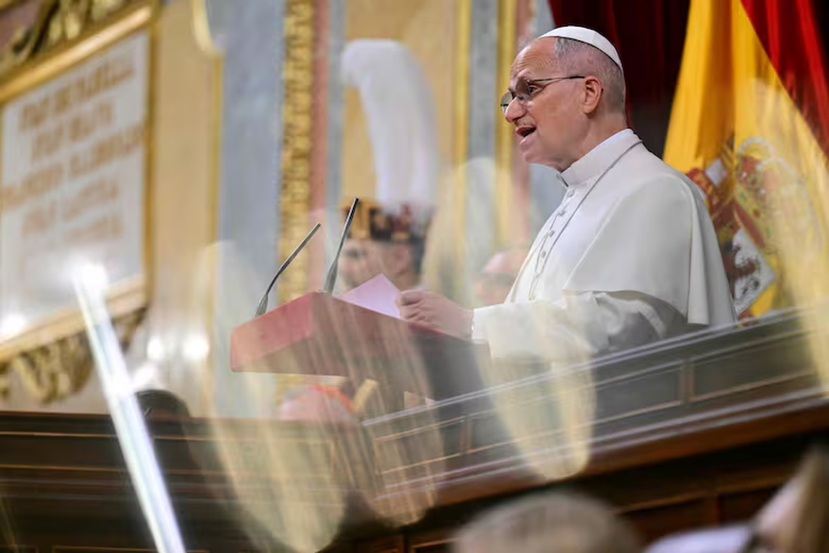 El papa León XIV en España | STEFANO RELLANDINI - AFP El papa León XIV en España | STEFANO RELLANDINI - AFP