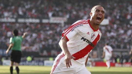 David Trezeguet en su etapa de jugador en River.