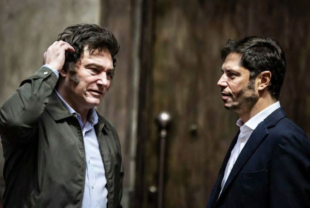 Javier Milei y Axel Kicillof Javier Milei y Axel Kicillof