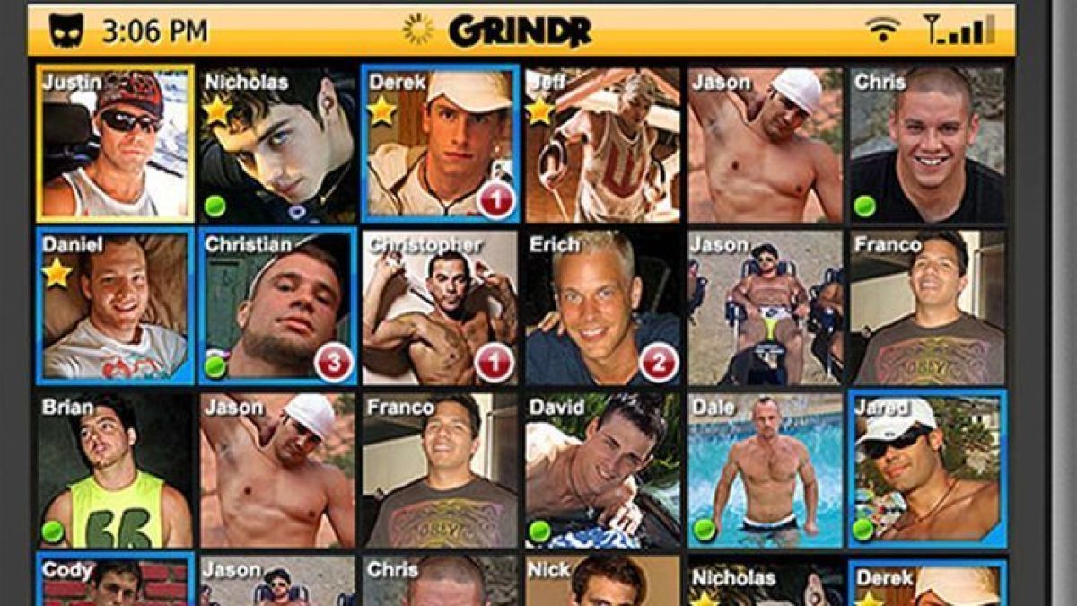 Imagen de la red social de citas Grindr.