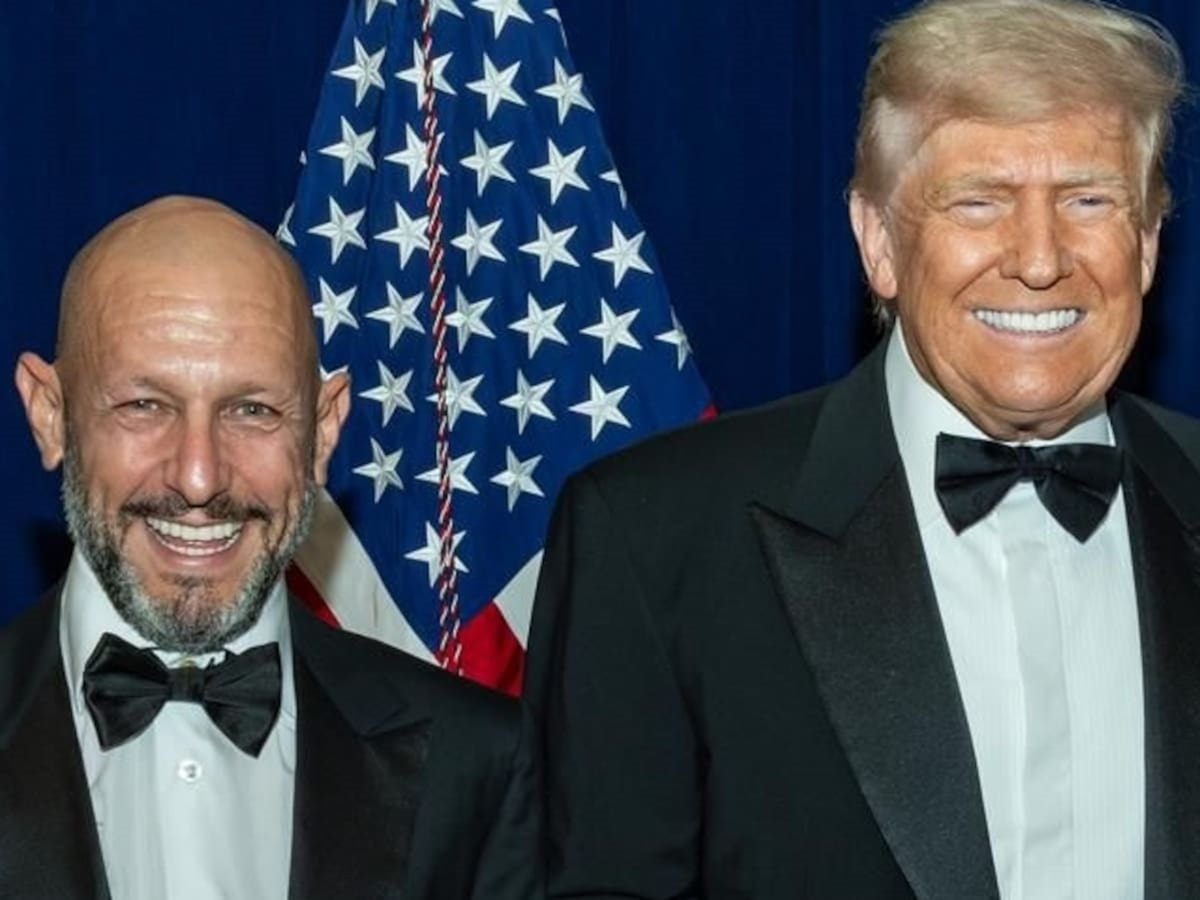 Leonardo Scatturice y Donald Trump