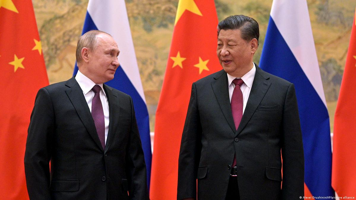 Xi Jinping y Vladimir Putin. Xi Jinping y Vladimir Putin.