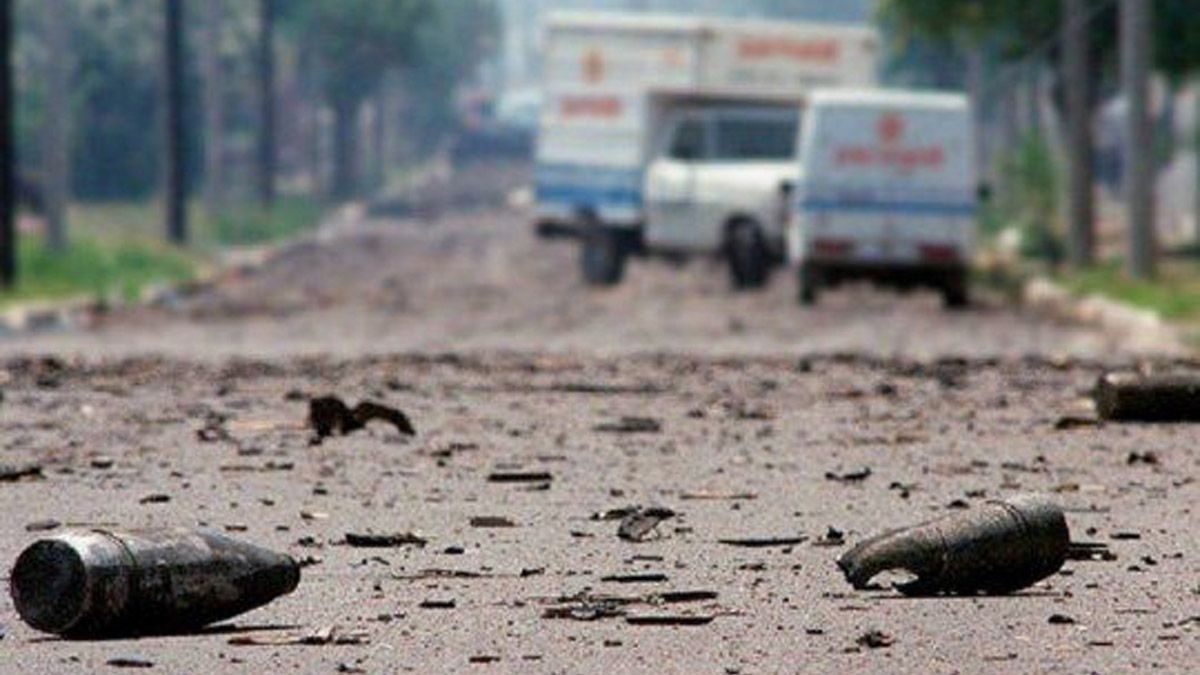 Voladura de la fábrica de armas en Río Tercero Voladura de la fábrica de armas en Río Tercero