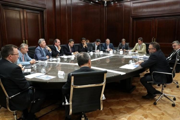 Miembros de ADEFA con Kulfas en diciembre de 2019
