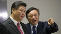 Xi Jinping y Ren Zhengfei, fundador de Huawei, un grande. Xi Jinping y Ren Zhengfei, fundador de Huawei, un grande.
